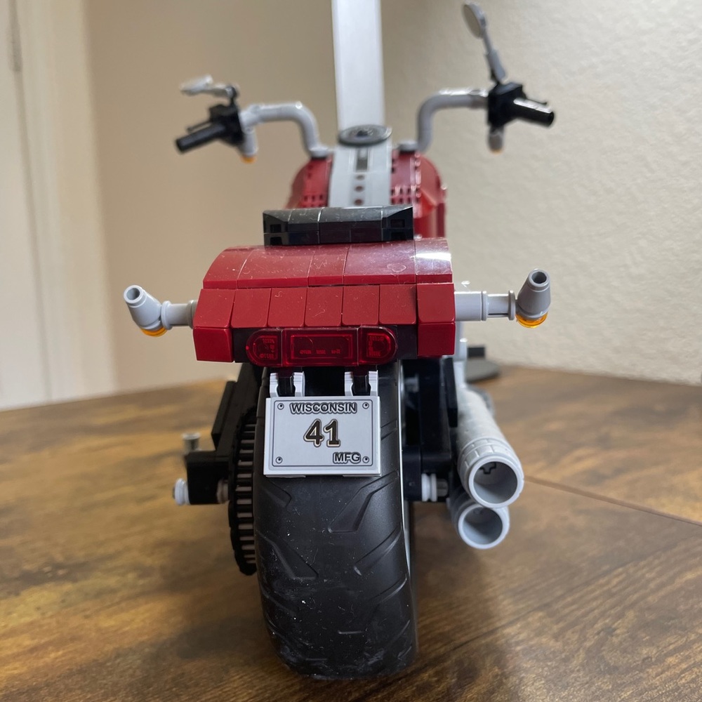Lego Harley Davidson Fay Boy -#10269 - used - Picture 8 of 12